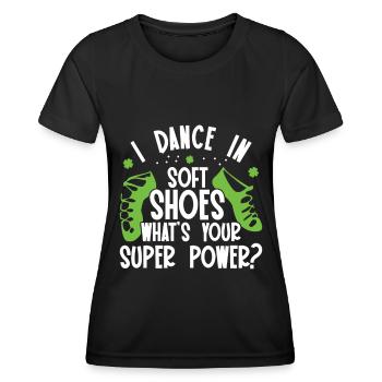 Irish Dance - Women's Functional T-Shirt - black - Front - AI Model Female 172 light (172cm)