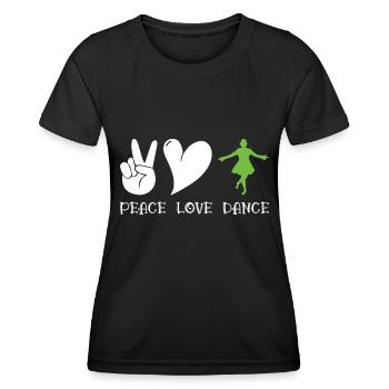 Irish Dance - Women's Functional T-Shirt - black - Front - AI Model Female 172 light (172cm)