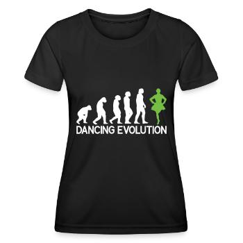 Irish Dance - Women's Functional T-Shirt - black - Front - AI Model Female 172 light (172cm)