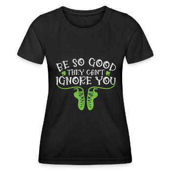 Irish Dance - Women's Functional T-Shirt - black - Front - AI Model Female 172 light (172cm)