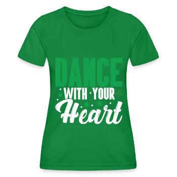 Irish Dance - Women's Functional T-Shirt - kelly green - Front - AI Model Female 172 dark (172cm)