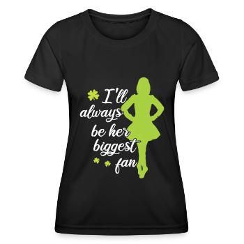 Irish Dance - Women's Functional T-Shirt - black - Front - AI Model Female 172 light (172cm)