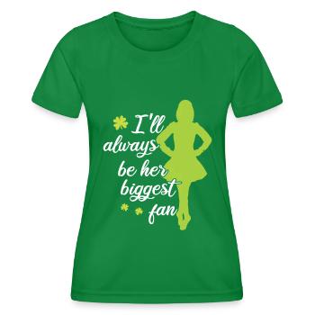 Irish Dance - Women's Functional T-Shirt - kelly green - Front - AI Model Female 172 dark (172cm)