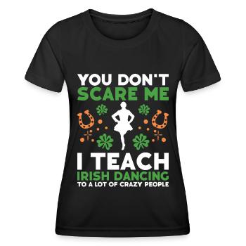 Irish Dance - Women's Functional T-Shirt - black - Front - AI Model Female 172 light (172cm)