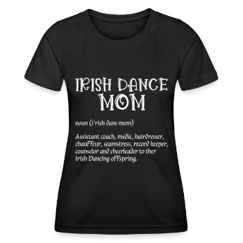 Irish Dance - Women's Functional T-Shirt - black - Front - AI Model Female 172 light (172cm)