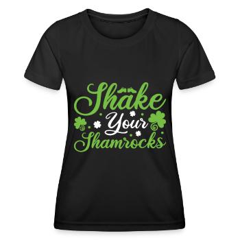 Irish Dance - Women's Functional T-Shirt - black - Front - AI Model Female 172 light (172cm)