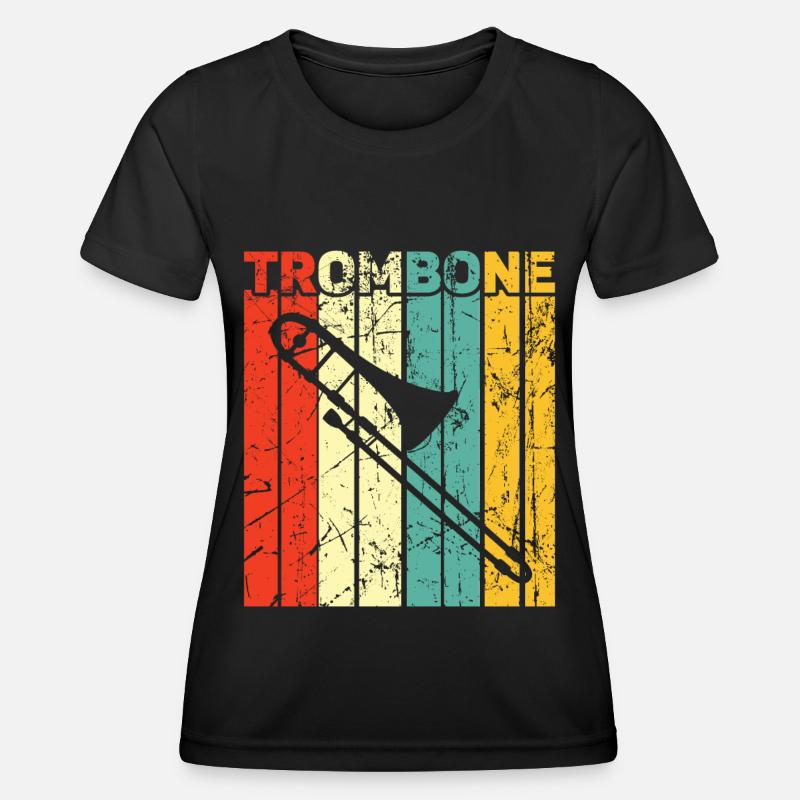 Trombone - Women's Functional T-Shirt - black
