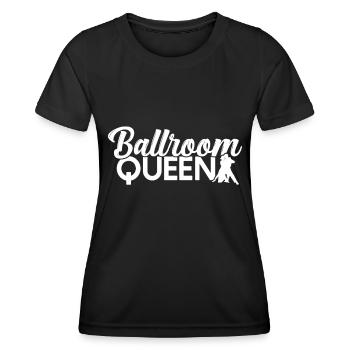 Salle de bal - T-shirt sport Femme - noir - Devant - AI Model Female 172 light (172cm)