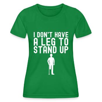 Amputation - Women's Functional T-Shirt - kelly green - Front - AI Model Female 172 dark (172cm)