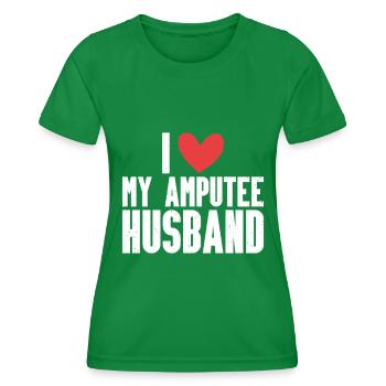 Amputation - Women's Functional T-Shirt - kelly green - Front - AI Model Female 172 dark (172cm)