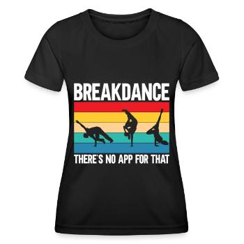 Break Dancing - Women's Functional T-Shirt - black - Front - AI Model Female 172 light (172cm)
