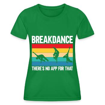 Break Dance - Frauen Funktions-T-Shirt - Kelly Green - Vorne - AI Model Female 172 dark (172cm)