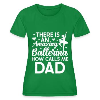 Ballet - T-shirt sport Femme - vert - Devant - AI Model Female 172 dark (172cm)