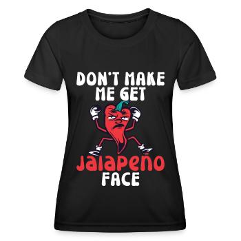 Chili pepper - Women's Functional T-Shirt - black - Front - AI Model Female 172 light (172cm)