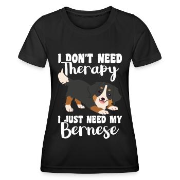 Berner - Frauen Funktions-T-Shirt - Schwarz - Vorne - AI Model Female 172 light (172cm)