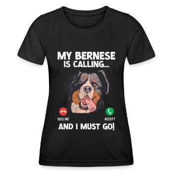 Berner - Frauen Funktions-T-Shirt - Schwarz - Vorne - AI Model Female 172 light (172cm)