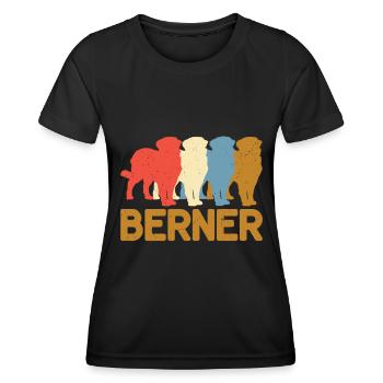 Berner - Frauen Funktions-T-Shirt - Schwarz - Vorne - AI Model Female 172 light (172cm)