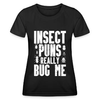 Insecte - T-shirt sport Femme - noir - Devant - AI Model Female 172 light (172cm)