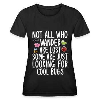Insecte - T-shirt sport Femme - noir - Devant - AI Model Female 172 light (172cm)
