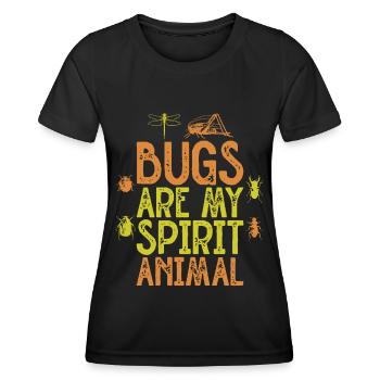 Insecte - T-shirt sport Femme - noir - Devant - AI Model Female 172 light (172cm)