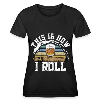 Cigar cigarette smokers - Women's Functional T-Shirt - black - Front - AI Model Female 172 light (172cm)