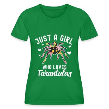Tarantula - Women's Functional T-Shirt - kelly green - Front - AI Model Female 172 dark (172cm)