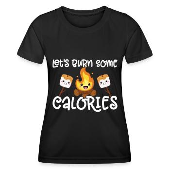 Marshmallow S'more - Women's Functional T-Shirt - black - Front - AI Model Female 172 light (172cm)