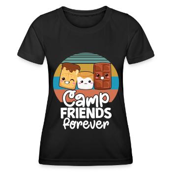 Marshmallow S'more - Women's Functional T-Shirt - black - Front - AI Model Female 172 light (172cm)