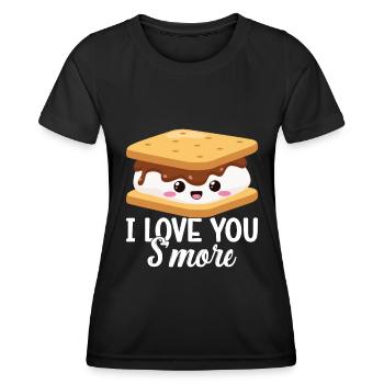 Marshmallow S'more - Women's Functional T-Shirt - black - Front - AI Model Female 172 light (172cm)