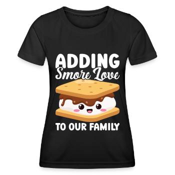 Marshmallow S'more - Women's Functional T-Shirt - black - Front - AI Model Female 172 light (172cm)
