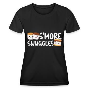 Marshmallow S'more - Women's Functional T-Shirt - black - Front - AI Model Female 172 light (172cm)