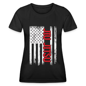Jiu Jitsu - Women's Functional T-Shirt - black - Front - AI Model Female 172 light (172cm)