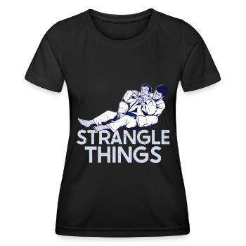Jiu Jitsu - Women's Functional T-Shirt - black - Front - AI Model Female 172 light (172cm)