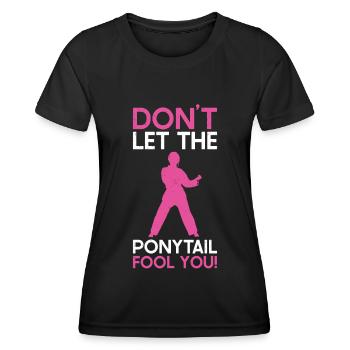 Jiu Jitsu - Women's Functional T-Shirt - black - Front - AI Model Female 172 light (172cm)