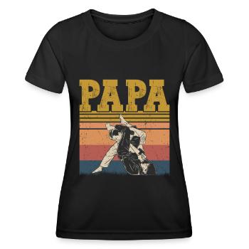 Jiu Jitsu - Women's Functional T-Shirt - black - Front - AI Model Female 172 light (172cm)