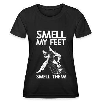 Jiu Jitsu - Women's Functional T-Shirt - black - Front - AI Model Female 172 light (172cm)