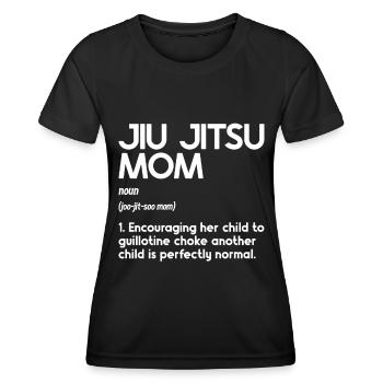 Jiu Jitsu - Women's Functional T-Shirt - black - Front - AI Model Female 172 light (172cm)