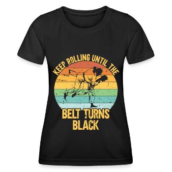 Jiu Jitsu - Women's Functional T-Shirt - black - Front - AI Model Female 172 light (172cm)