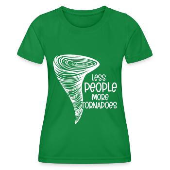 Tornado - Women's Functional T-Shirt - kelly green - Front - AI Model Female 172 dark (172cm)