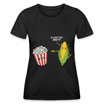 Popcorn - Women's Functional T-Shirt - black - Front - AI Model Female 172 light (172cm)