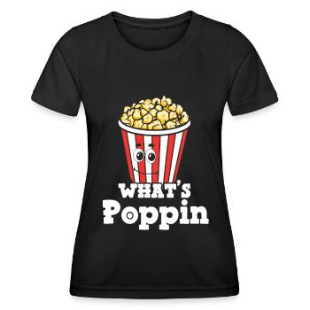 Popcorn - Women's Functional T-Shirt - black - Front - AI Model Female 172 light (172cm)