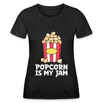 Popcorn - Women's Functional T-Shirt - black - Front - AI Model Female 172 light (172cm)