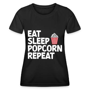 Popcorn - Women's Functional T-Shirt - black - Front - AI Model Female 172 light (172cm)