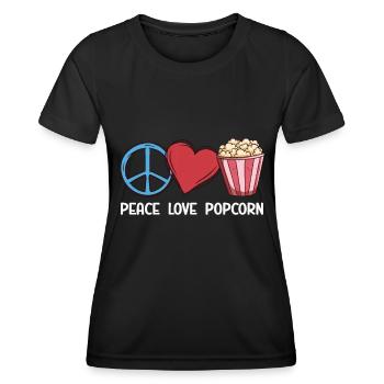 Popcorn - Women's Functional T-Shirt - black - Front - AI Model Female 172 light (172cm)