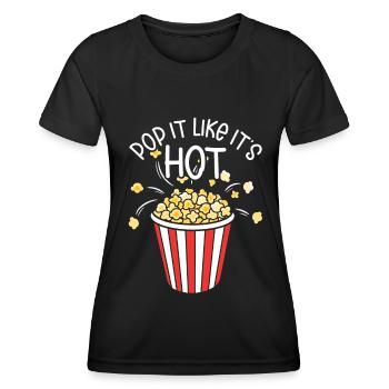 Popcorn - Women's Functional T-Shirt - black - Front - AI Model Female 172 light (172cm)
