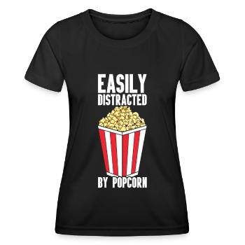 Popcorn - Women's Functional T-Shirt - black - Front - AI Model Female 172 light (172cm)