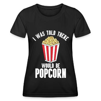 Popcorn - Women's Functional T-Shirt - black - Front - AI Model Female 172 light (172cm)