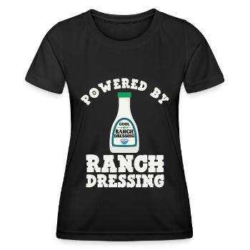 Ranch -Dressing -Ranch -Salatdressing - Frauen Funktions-T-Shirt - Schwarz - Vorne - AI Model Female 172 light (172cm)
