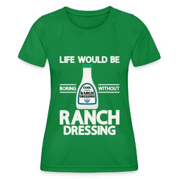 Ranch -Vinaigrette -Ranch -Vinaigrette - T-shirt sport Femme - vert - Devant - AI Model Female 172 dark (172cm)