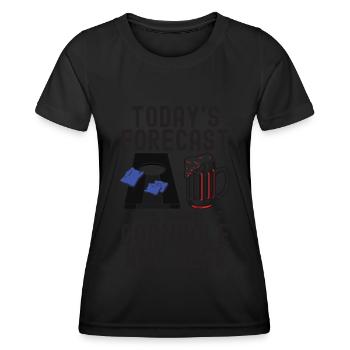 Cornhole - Women's Functional T-Shirt - black - Front - AI Model Female 172 light (172cm)